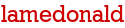 lamedonald